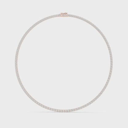 Continuous Line Diamond Pendant