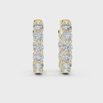 Spark Circle Bali Earrings