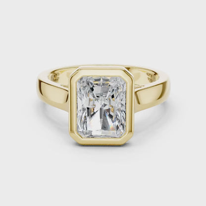 Bold Bezel Diamond Ring