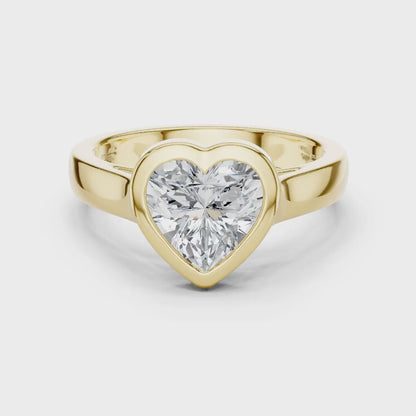 Devoted Heart Diamond Ring