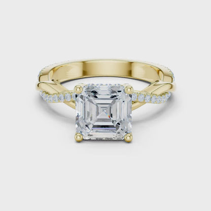 Ascher Twine Diamond Ring